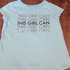 JUMPING BEANS THIS GIRL CAN TEE SZ 7